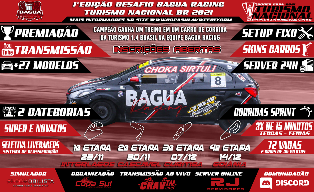 Curitiba Racing  Automóveis e automobilismo em Curitiba: Brasileiro de  Marcas: Os carros da categoria na primeira corrida